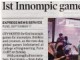 Mass Media about 1st Innompic Games