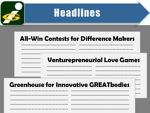 Great Headlines examples Innompic Games