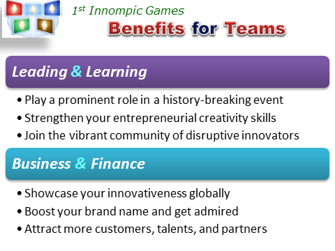 Innompic Games: Benefits for Innovation Teams