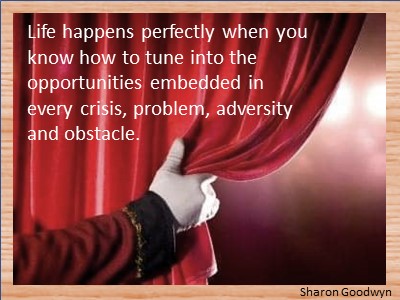 Perfect life quotes tune into opportunities Sharon Goodwyn