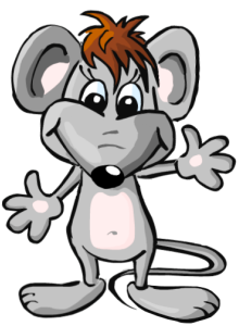 Funny Moiuse Veselusha - smart mouse, the mascot of Innoball 2014 - the 1st Innompic Games, Ipad learning game for kids