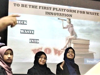 IPMA 2018 Malaysian student innovation Waste into WOW University Innompic Games