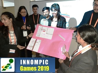KUSOM Nepal team Pitch Design Thinking Contest World Innompic Team 2019