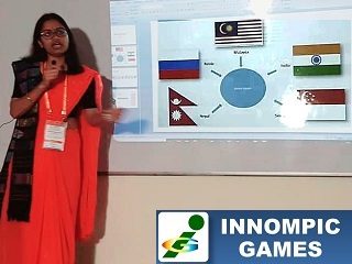 KUSOM Nepal team makes presentation World Innompic Games 2019