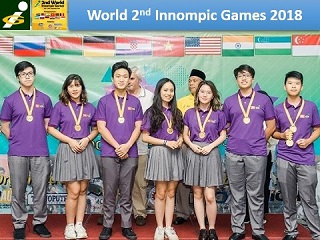 Innompic Games 2018 Malaysia Vietnam team best presentation award winner
