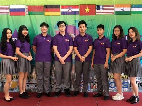 Vietnam team Olympia school World 2nd Innompic Games 2018 Malaysia UniKL