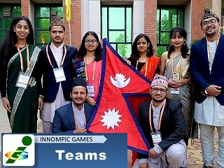Nepal team KUSOM MBA students 2nd World Innompic Games