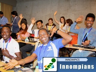 1st Innompic Games Pune India socializing eating fun joy Innompics Gesture