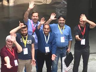 Innompic Gesture Loving Creators Vadim Kotelnikov Rajendra Jagdale Michael Zelin 1st Innompics Games 2017 India
