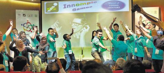 Innompic song, fun, joy, 1st Innompic Games, teams, gesture