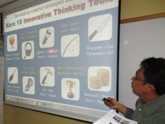 Othman Ismail, best innovation consultant in Malaysia, KoRe 10 Innovative Thinking Tools, Innompic Training