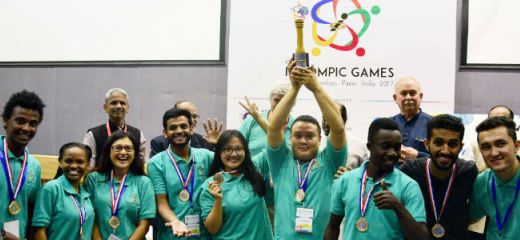 1st Innompic Games 2017 awards, Symbiosis International Students' Team
