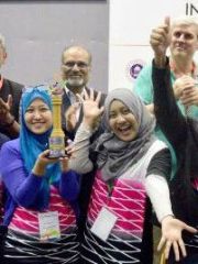 Malaysia team award winner, 1st Innompic Games 2017, Rosnah Zakaria Farah Izzati