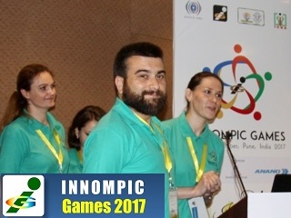 World's best innovation team Russia 1st Innompic Games India Ksenia Kotelnikova, Magomed Gamzatov