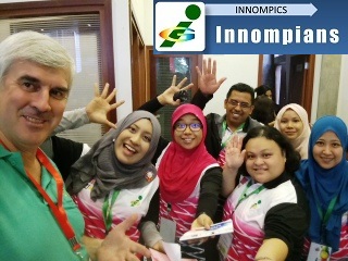 Vadim Kotelnikov seflie Malaysia team 1st Innompic Games 2017