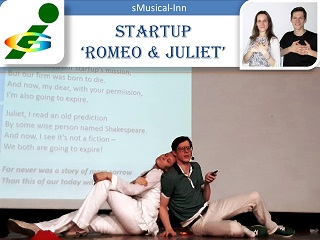 Loveful Innovator Romeo Dennis Kotelnikov Innompic Theatre sMusical-Inn Startup Romeo and Juliet